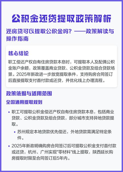 公积金提取政策解读